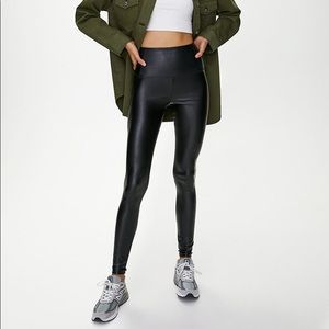 Aritzia leather leggings